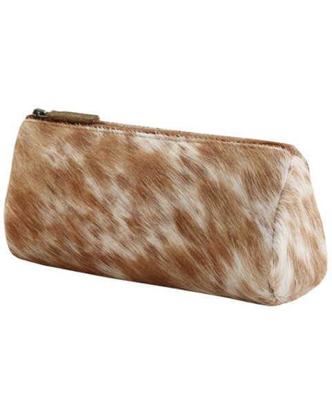 Image #2 - Myra Women's Leather & Cowhide Multi-Pouch, Brown, hi-res