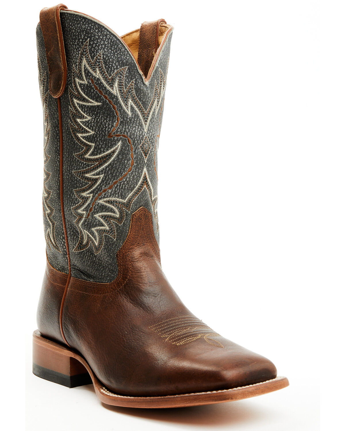 Image #1 - Cody James Men's Montana Western Boots - Broad Square Toe, Brown, hi-res