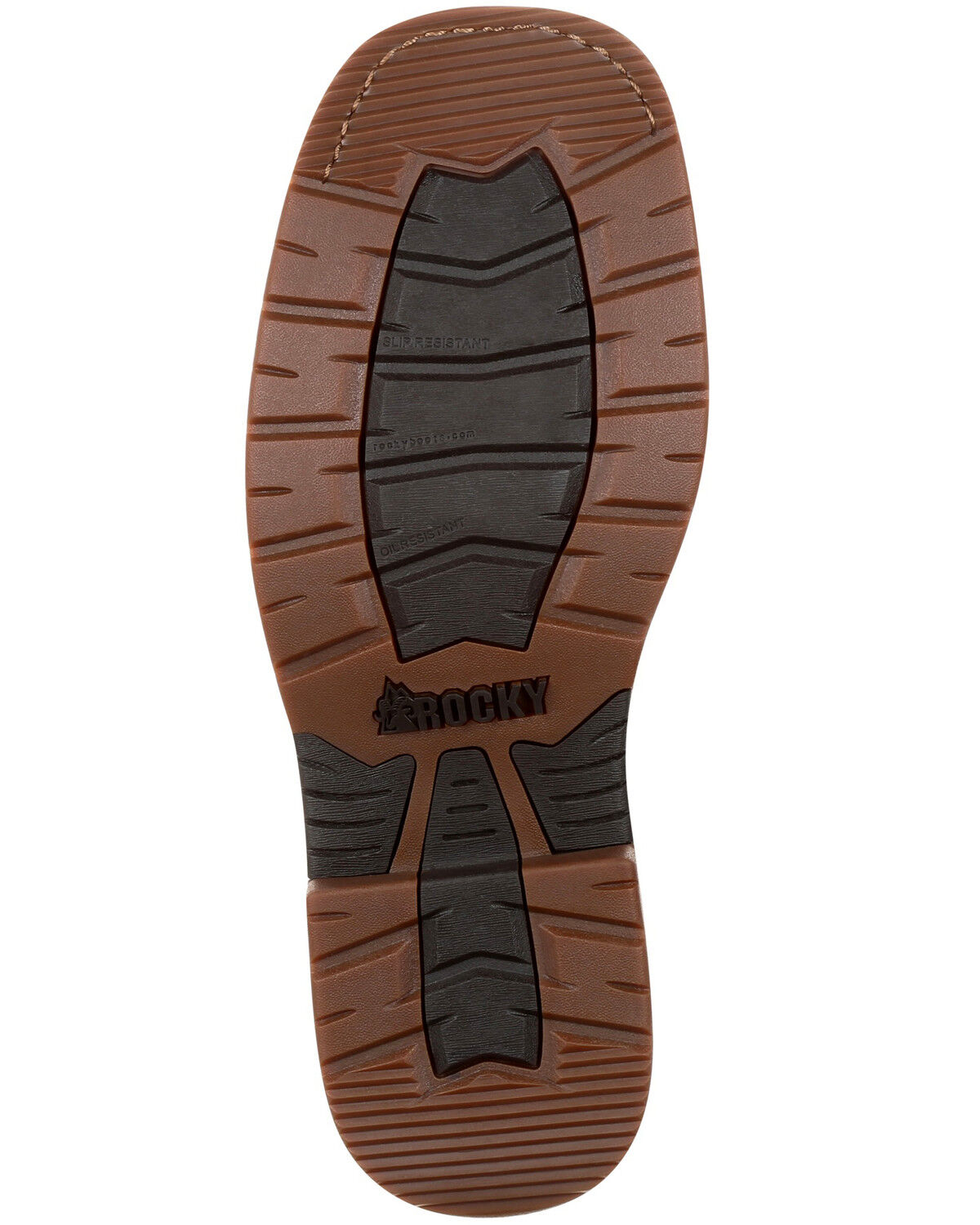 Image #7 - Rocky Men's Iron Skull Waterproof Western Boots - Composite Toe, Chestnut, hi-res