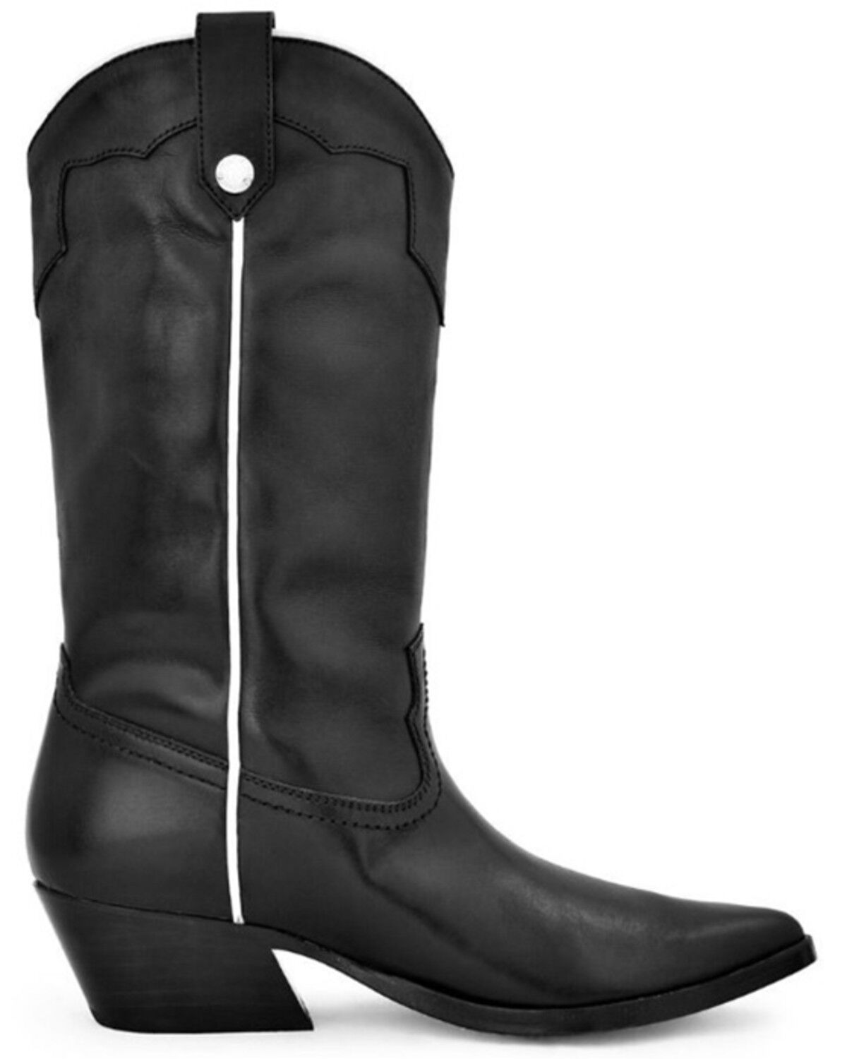 Image #2 - Dante Women's Sarah Western Boots - Round Toe, Black, hi-res