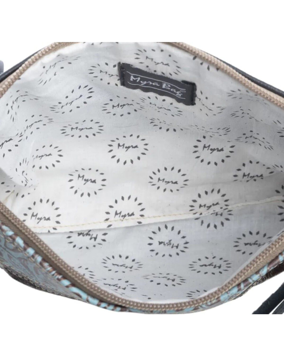 Image #3 - Myra Bag Women's Mescalaro Hill Hairon Crossbody Bag, Black/white, hi-res