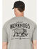 Image #4 - Ariat Men's Rebar Cotton Strong Workhog Short Sleeve Work T-Shirt, Grey, hi-res
