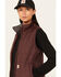 Carhartt Women's Rain Defender® Relaxed Fit Lightweight Insulated Vest , Wine, hi-res