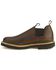 Georgia Boot Men's Georgia Giant Romeo Slip-On Work Shoes - Round Toe, Dark Brown, hi-res