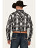 Image #4 - Rock & Roll Denim Men's Southwestern Print Long Sleeve Pearl Snap Stretch Western Shirt, Black, hi-res