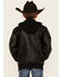 Image #4 - Urban Republic Boys' Faux Leather Hooded Bomber Jacket, Black, hi-res