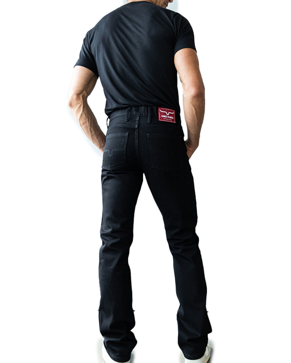 Image #1 - Kimes Ranch Men's James Rigid Straight Denim Jeans, Black, hi-res