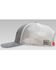 Image #3 - Ropesmart Men's Light Gray Serape Embroidered Diamond Patch Mesh-Back Ball Cap, Grey, hi-res