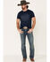 Cody James Men's Navy Mexico Fuerte Graphic T-Shirt , Navy, hi-res
