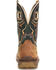 Image #4 - Double H Men's Kerrick Western Work Boots - Composite Toe, Brown, hi-res