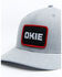 Okie Men's Meeker Recreation Logo Patch Mesh-Back Ball Cap - Grey & White, Grey, hi-res