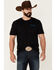 Cody James Men's Bourbon Beers Bandits Graphic Short Sleeve T-Shirt , Medium Red, hi-res