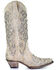 Corral Women's Glitter Inlay and Crystals Wedding Boots - Snip Toe, White, hi-res