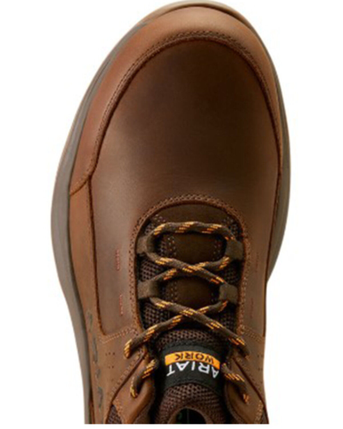 Image #4 - Ariat Men's Working Mile SD Work Shoes - Composite Toe, Brown, hi-res