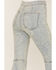 Image #4 - Free People Women's Light Wash High Rise Geo Print Just Float On Flare Jeans, Light Wash, hi-res