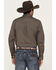 Image #4 - Cody James Men's Money Maker Print Long Sleeve Button-Down Western Shirt, Dark Brown, hi-res