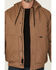 Image #3 - Hawx Men's FR Hooded Bomber Work Jacket, Rust Copper, hi-res