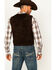 Image #3 - Cody James Men's Angus Suede Vest, Brown, hi-res