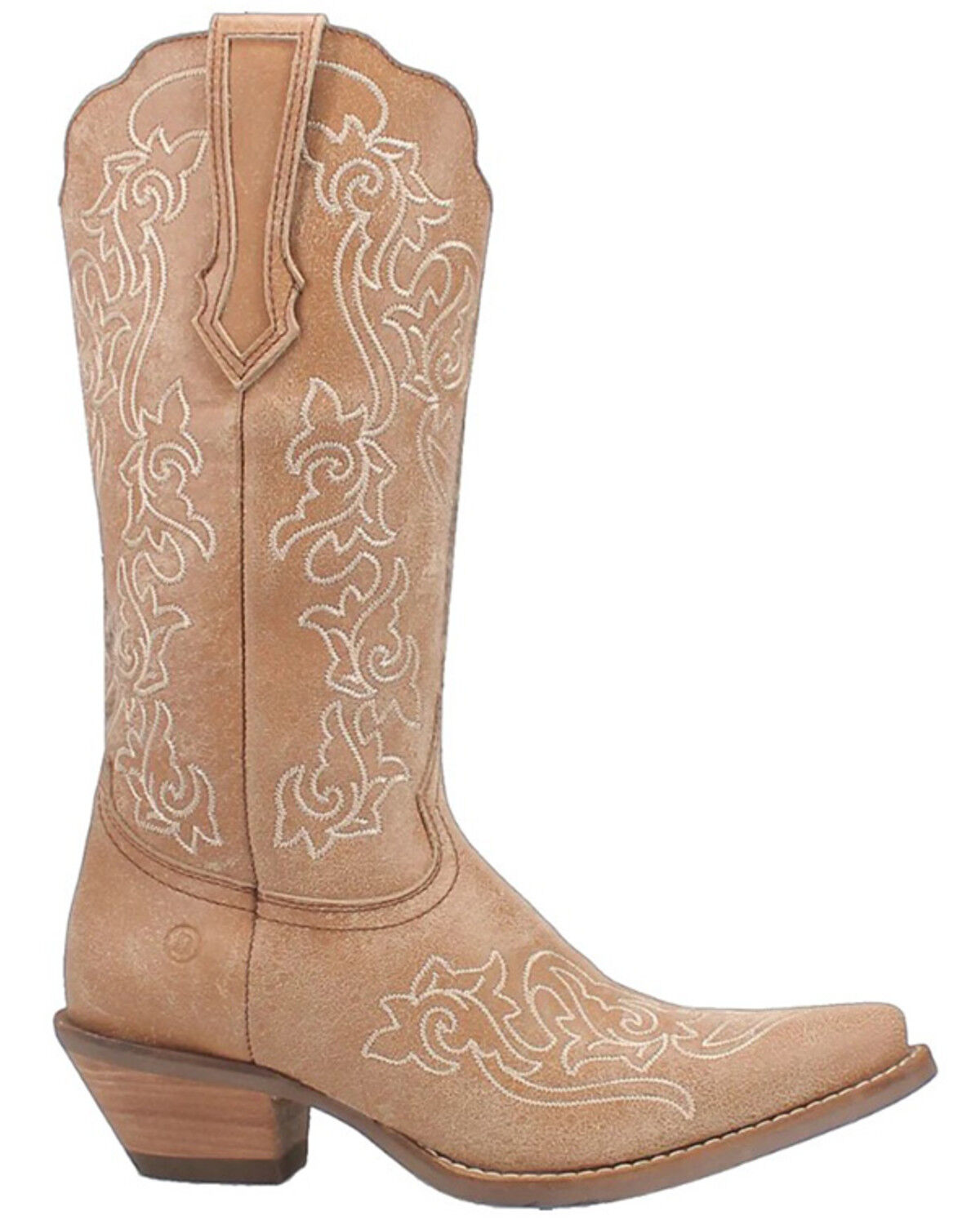Image #2 - Dingo Women's Flirty N' Fun Western Boots - Round Toe, Camel, hi-res