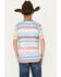 GROM Boys' Mesa Striped Short Sleeve Pocket T-Shirt, Blue, hi-res