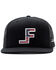 Image #3 - Lane Frost Men's Patriot American Flag Ball Cap, Black, hi-res