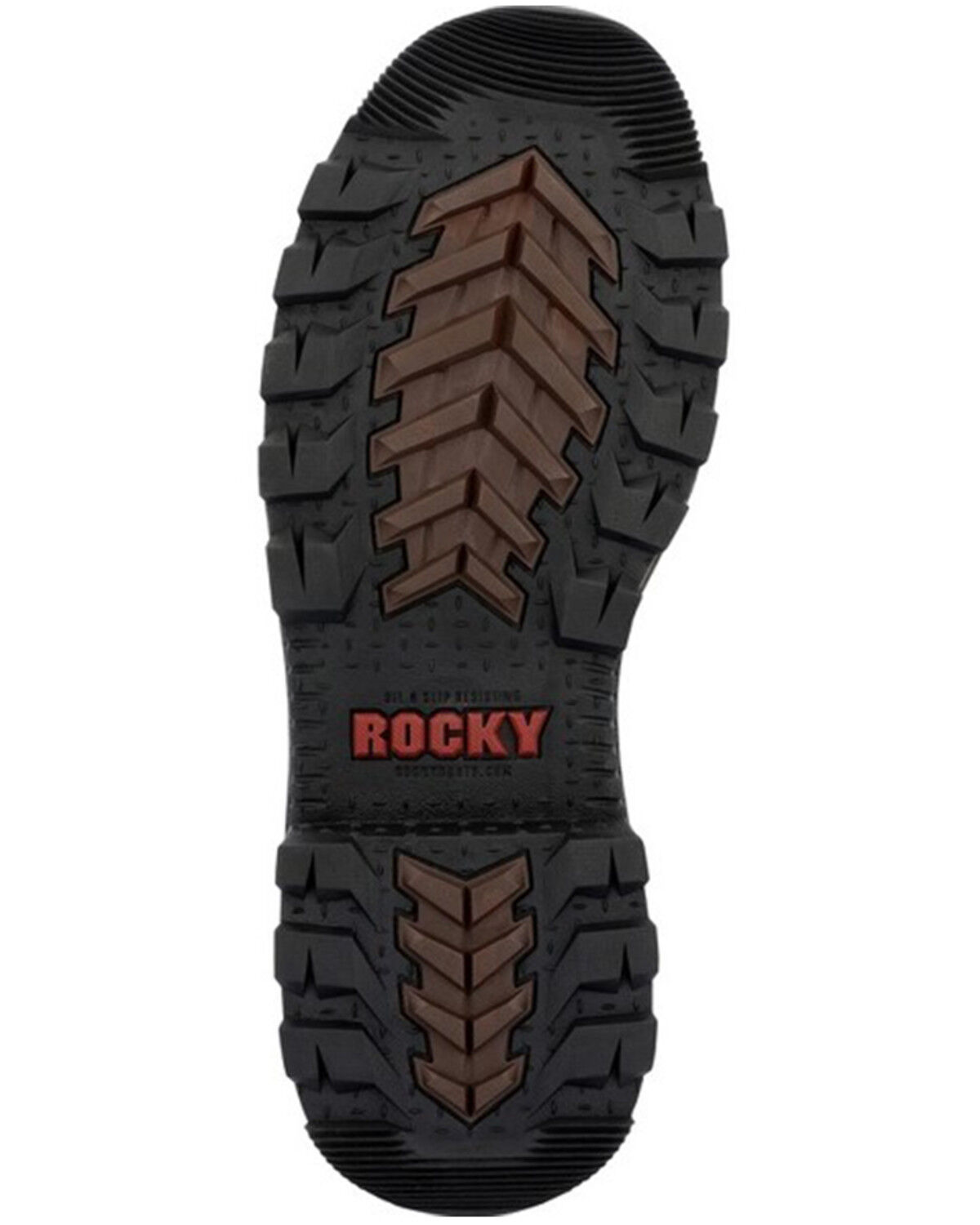Image #7 - Rocky Men's Rams Horn Waterproof 8" Lace-Up Work Boots - Composite Toe, Brown, hi-res