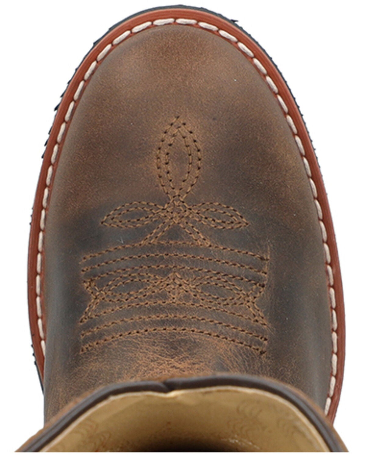 Image #6 - Smoky Mountain Little Boys' Showdown Western Boots - Round Toe, Brown, hi-res