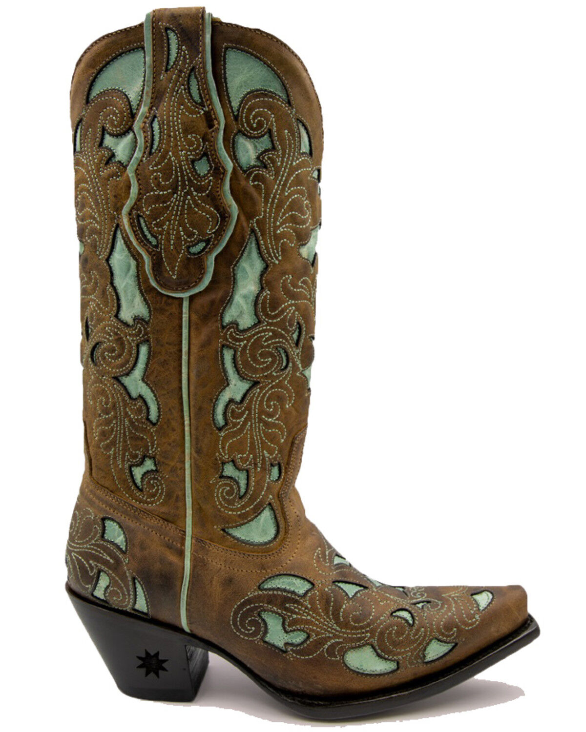 Image #1 - Black Star Women's Gruene Western Boots - Snip Toe, Brown, hi-res