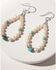 Image #3 - Paige Wallace Women's Pearl Loop Earrings, Silver, hi-res