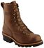 Chippewa Men's Lace-Up Waterproof 8" Logger Boots - Steel Toe, Bay Apache, hi-res
