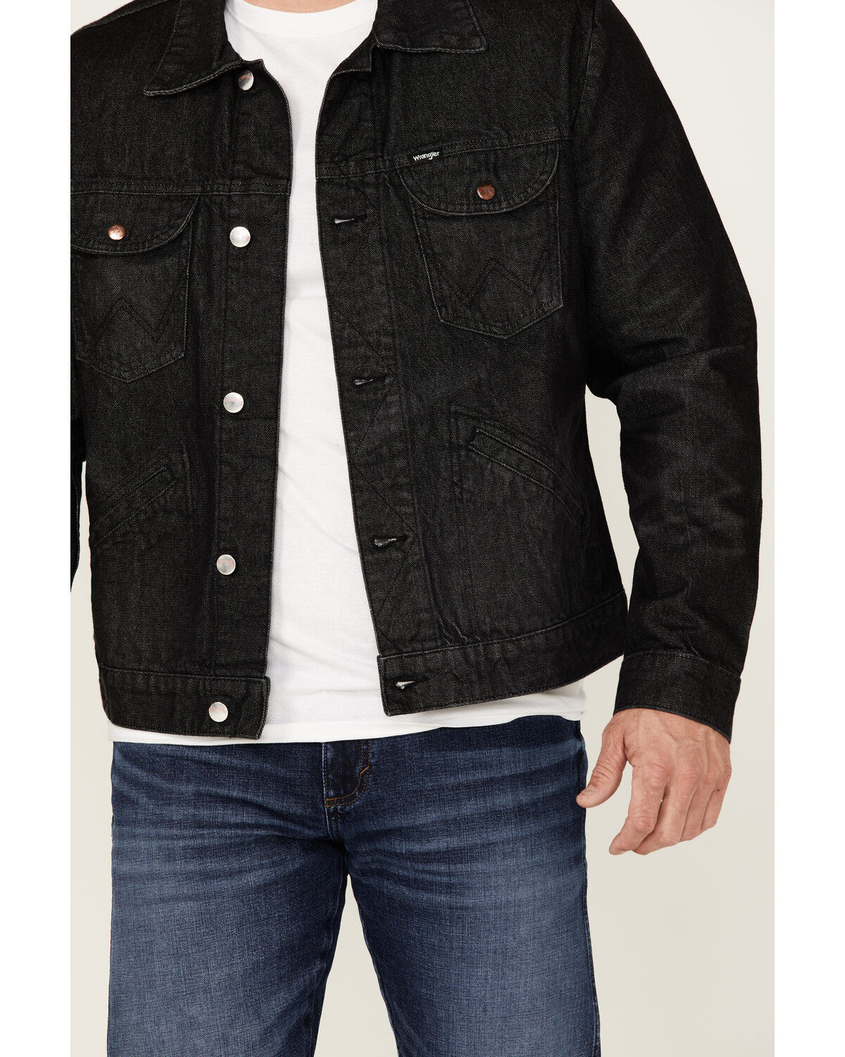 Image #4 - Wrangler X Fender Men's Cowboy Legends Button-Down Denim Jacket, , hi-res