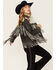 Image #2 - STS Ranchwear Women's Frontier Blackstone Cowhide and Fringe Leather Jacket, Black, hi-res