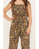 Image #3 - Hayden Girls' Floral Print Sleeveless Jumpsuit, Multi, hi-res