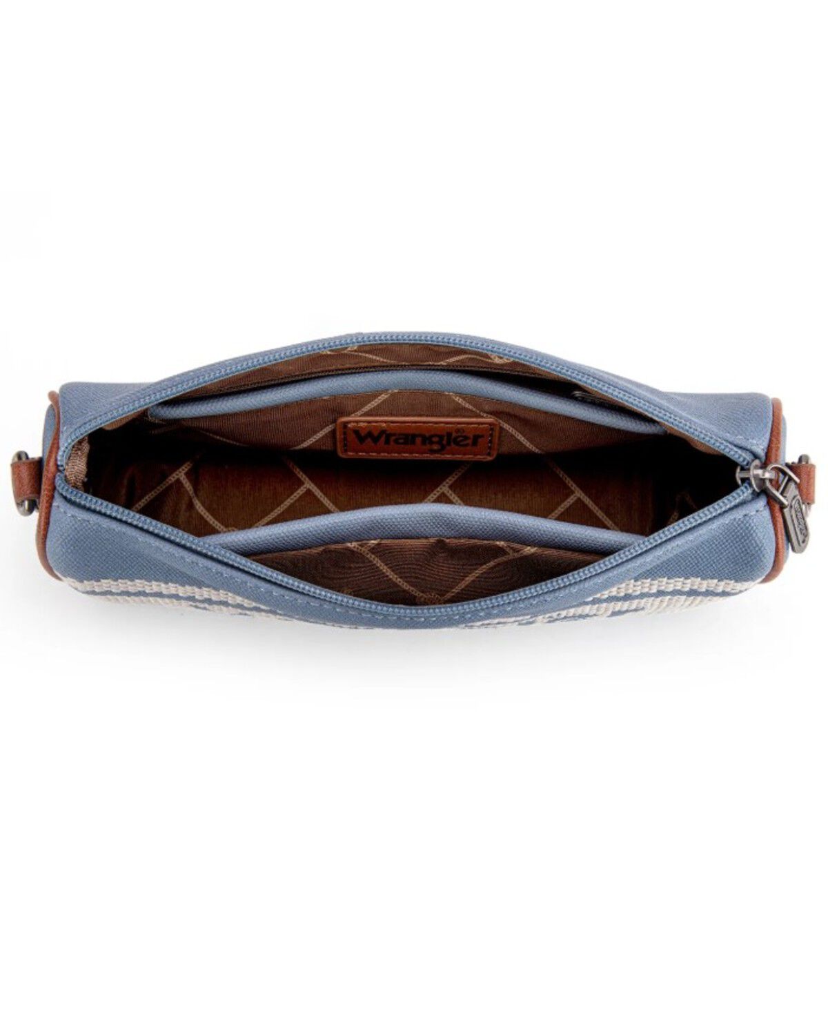 Image #2 - Wrangler Women's Logo Hobo Shoulder Bag, Blue, hi-res