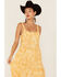 Image #2 - Jen's Pirate Booty Women's Flower Power Eyelet Lace Maxi Dress, Gold, hi-res