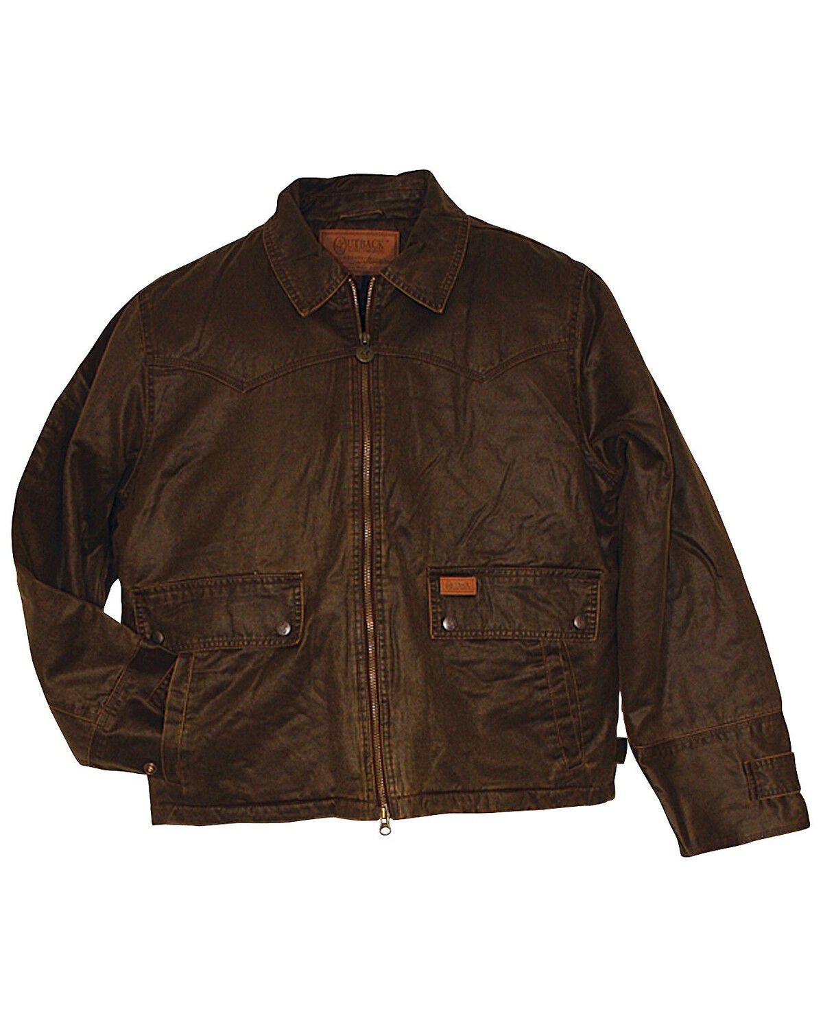 Image #1 - Outback Trading Co. Men's Landsman Jacket, Brown, hi-res