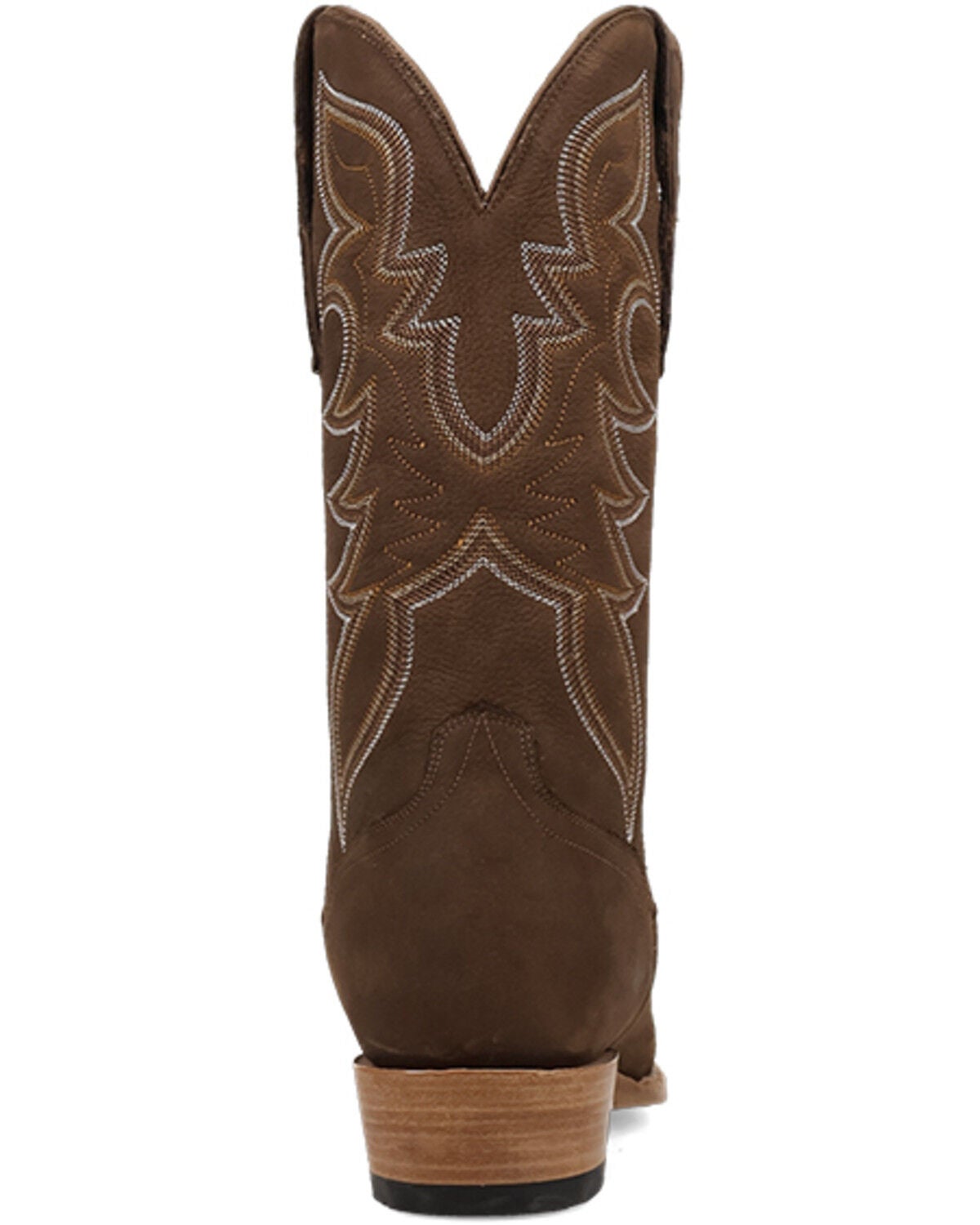 Image #5 - El Dorado Men's Bay Apache Western Boots - Square Toe, Brown, hi-res