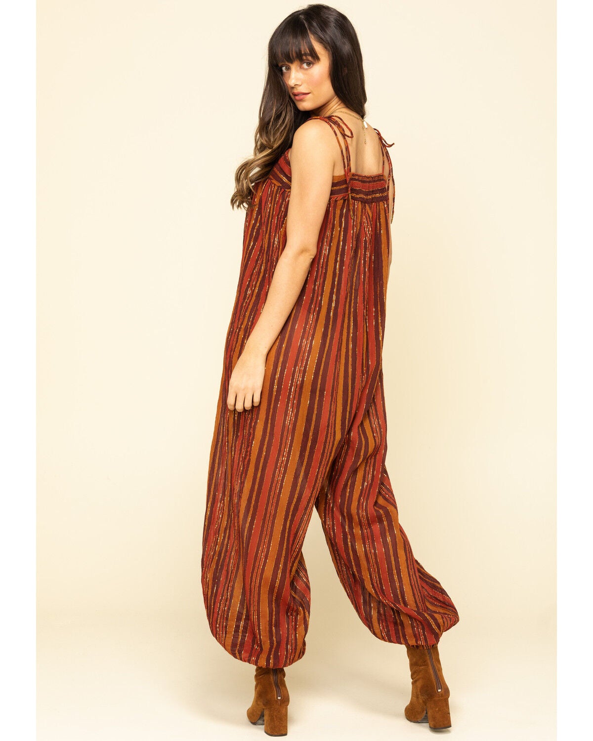 Free people harem lurex jumpsuit Clearance