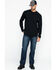 Image #6 - Hawx Men's Logo Crew Long Sleeve Work T-Shirt - Tall, Black, hi-res