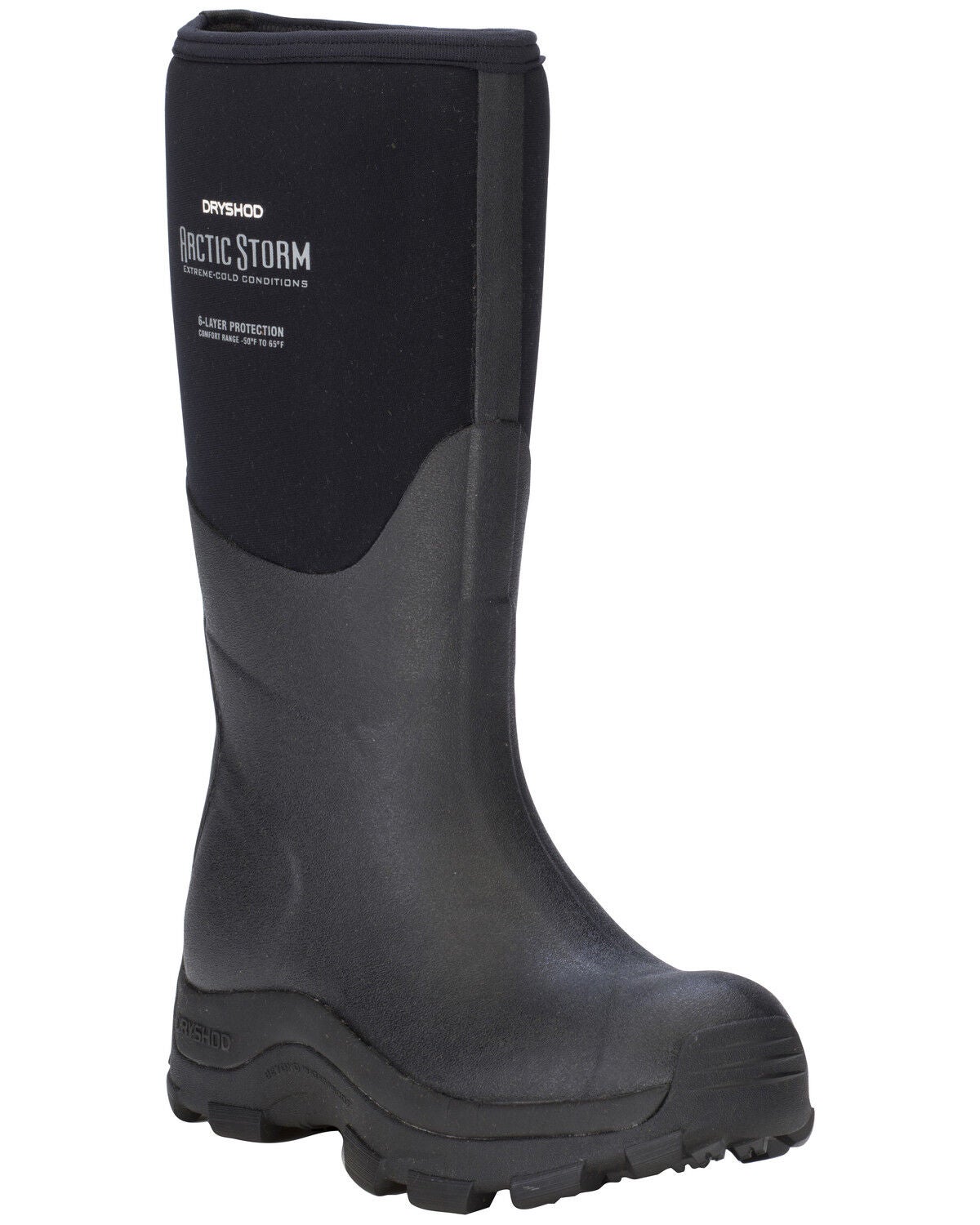 Dryshod Women's Arctic Storm Winter Work Boots, Black, hi-res