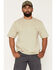 Image #1 - Carhartt Men's Iconic Short Sleeve Pocket Work Shirt, Olive, hi-res