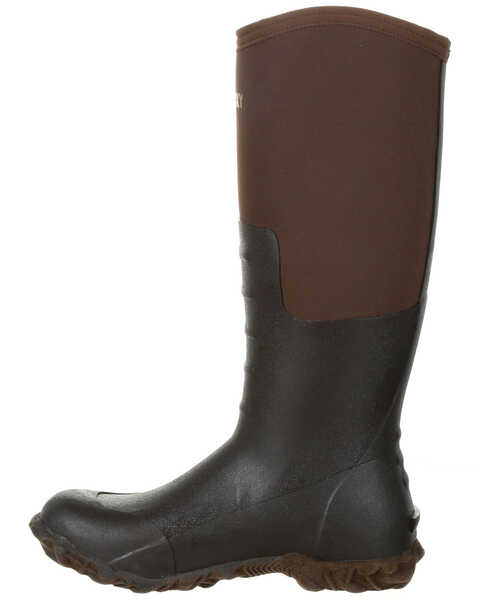 Image #3 - Rocky Women's Core Chore Rubber Outdoor Boots - Round Toe, Dark Brown, hi-res