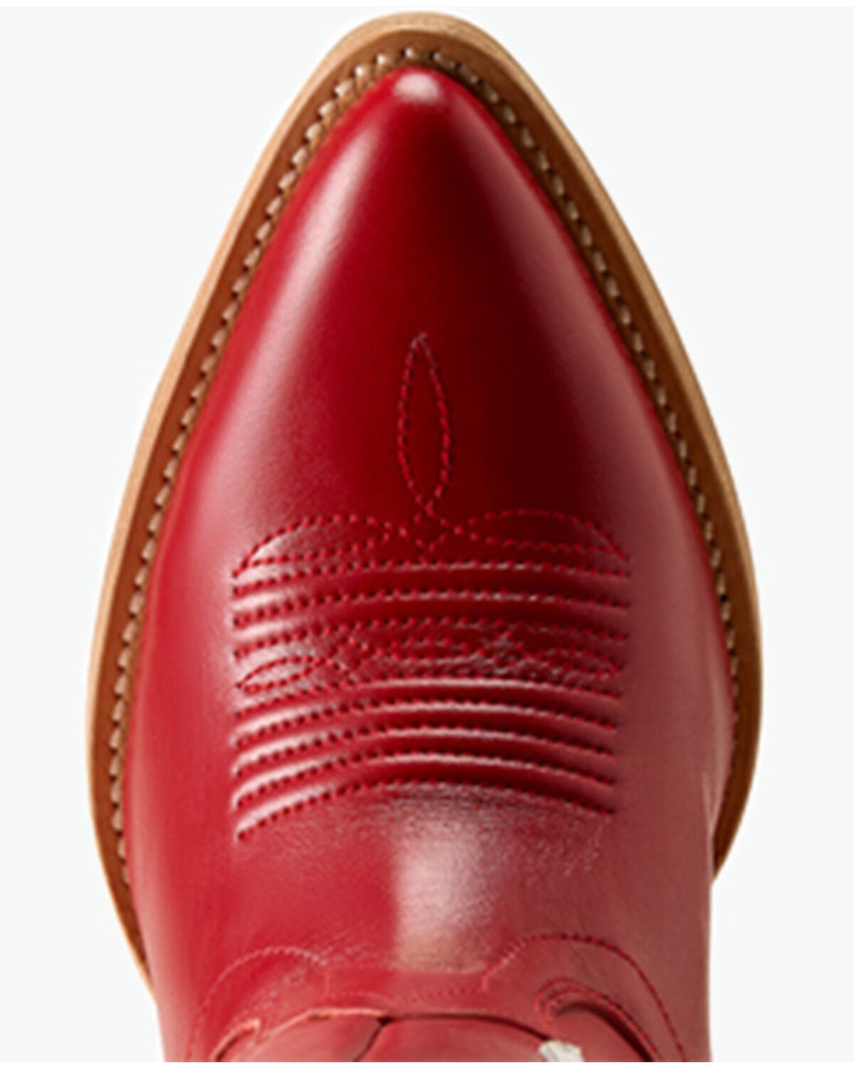Image #4 - Ariat Women's Beaux Western Boots - Round Toe, Red, hi-res