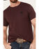 Image #3 - RANK 45® Men's Bedford American Flag Short Sleeve T-Shirt, Wine, hi-res