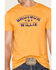 Image #3 - Brixton x Willie Nelson Men's Shotgun Willie Graphic T-Shirt, Yellow, hi-res