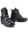 Image #1 - Milwaukee Leather Women's 7" Lace-To-Toe Harness Motorcycle Boots - Round Toe, Black, hi-res