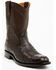Image #1 - Cody James Black 1978® Men's Carmen Exotic Full-Quill Ostrich Roper Boots - Medium Toe , Chocolate, hi-res