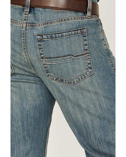 Image #4 - Cody James Men's Medium Wash Relaxed Bootcut Stretch Denim Jeans, Medium Wash, hi-res