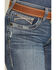 Image #2 - Ariat Women's Estelle Medium Wash Mid Rise Straight Stretch Denim Jeans, Medium Wash, hi-res