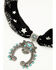 Image #3 - Idyllwind Women's Laurinda Squash Blossom Bandana Necklace, Black, hi-res